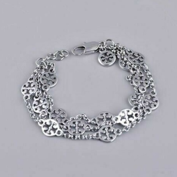 tory burch silver bracelet